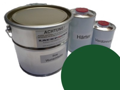 1 Liter Set 2K Autolack DDR Billardgrün kein Klarlack VEB IFA Wartburg Tourist