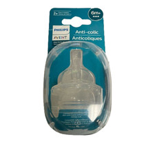 Philips Avent Anti-colic Baby Bottle 2x Flow Nippless Damaged Box