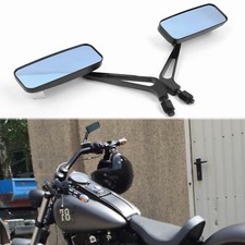 Rechteckiger Motorrad Rückspiegel für Harley Davidson Softail Slim Custom FXSTC
