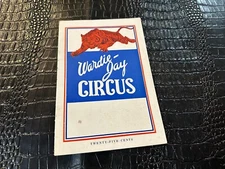 VINTAGE CATALOG #M7276 - WARDIE JAY CIRCUS model trains 1950s/1960s