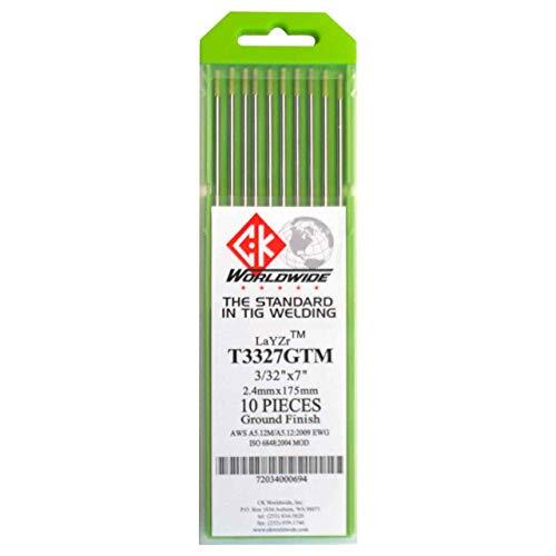CK T3327GTM LaYZr Tungsten Electrode 3/32