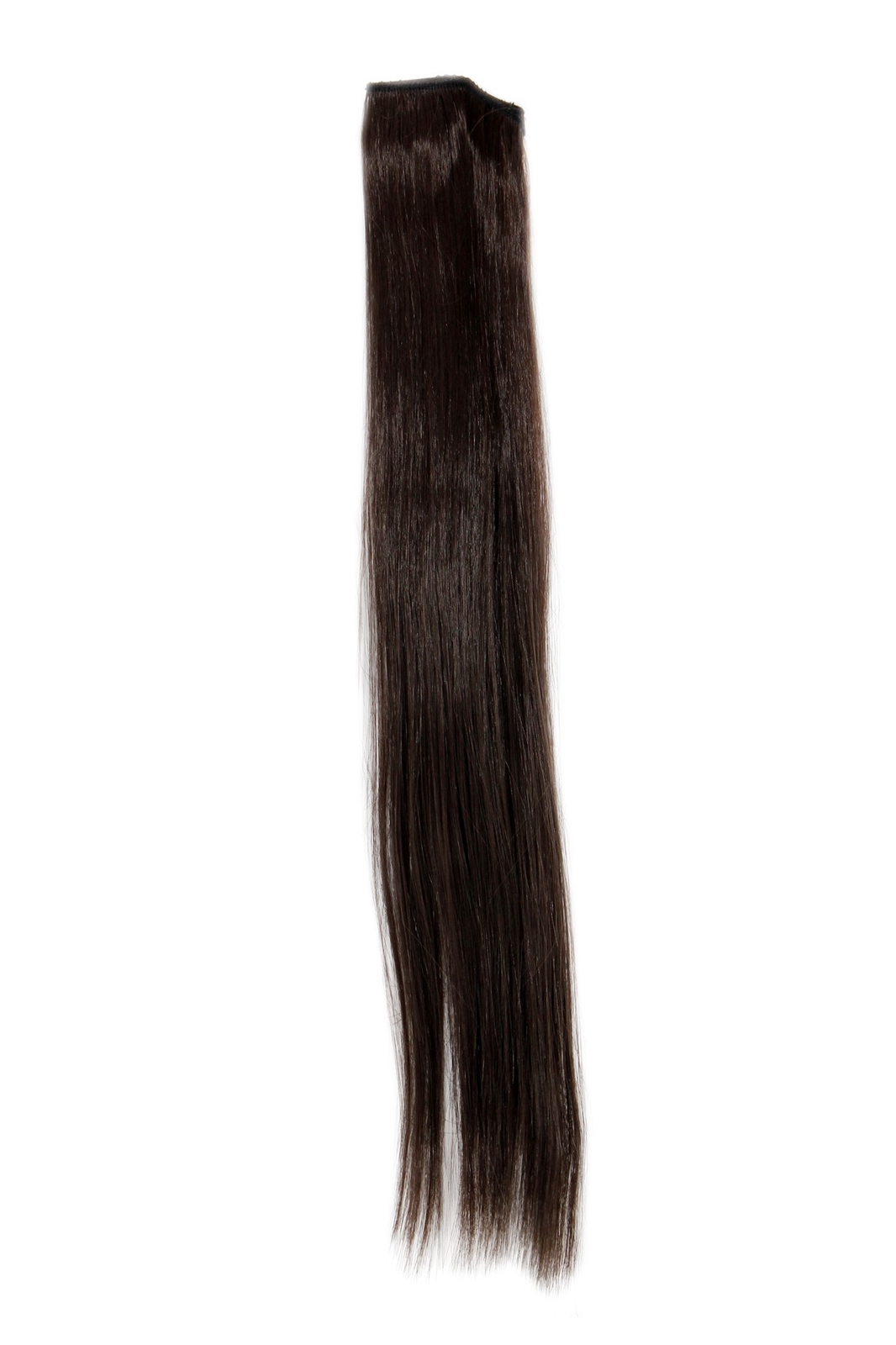 2 Clips Extension Strand Smooth Brown YZF-P2S18-6 45cm Hair Extension