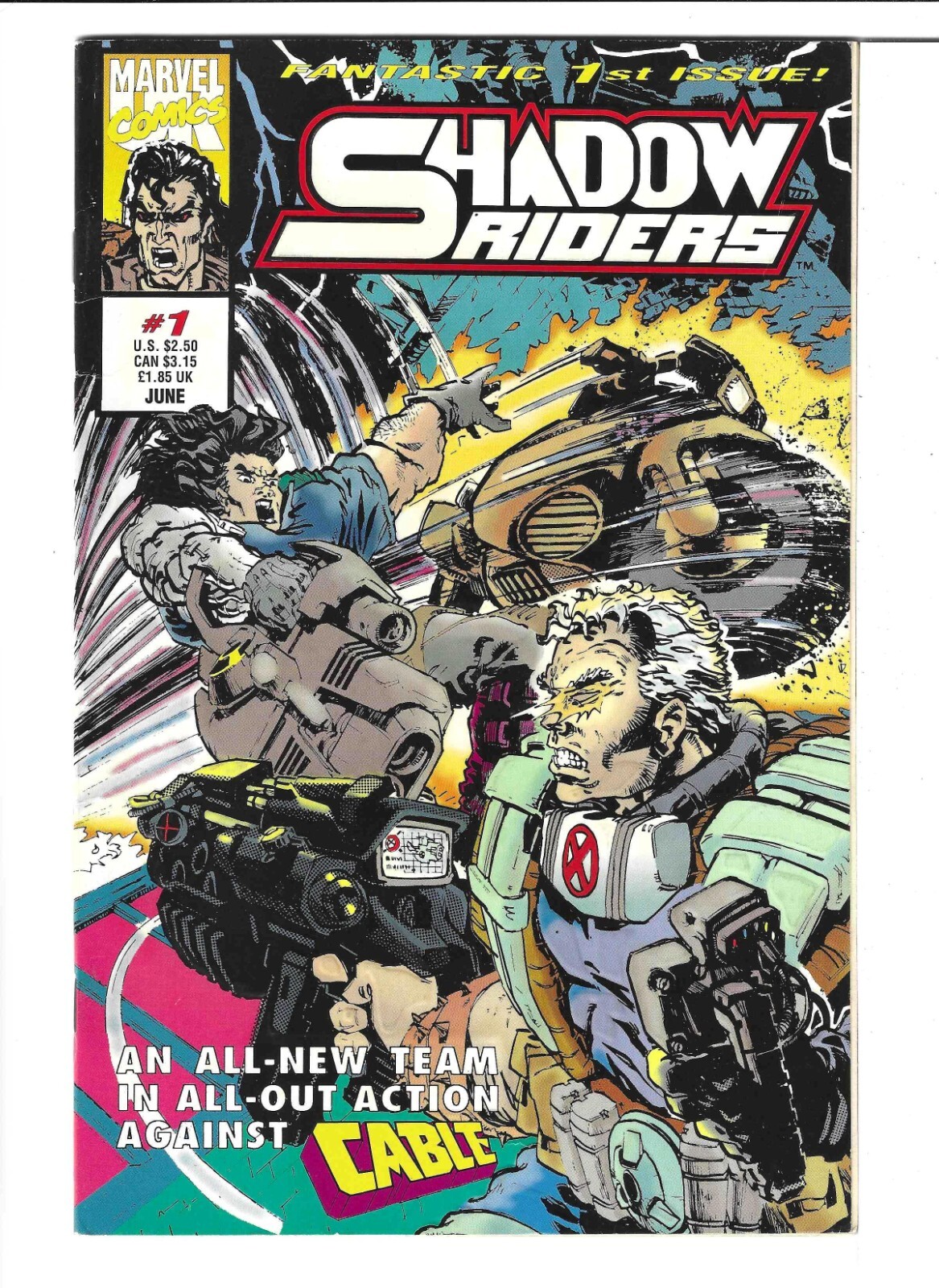 Shadow Riders #1 (Marvel, 1993) FN