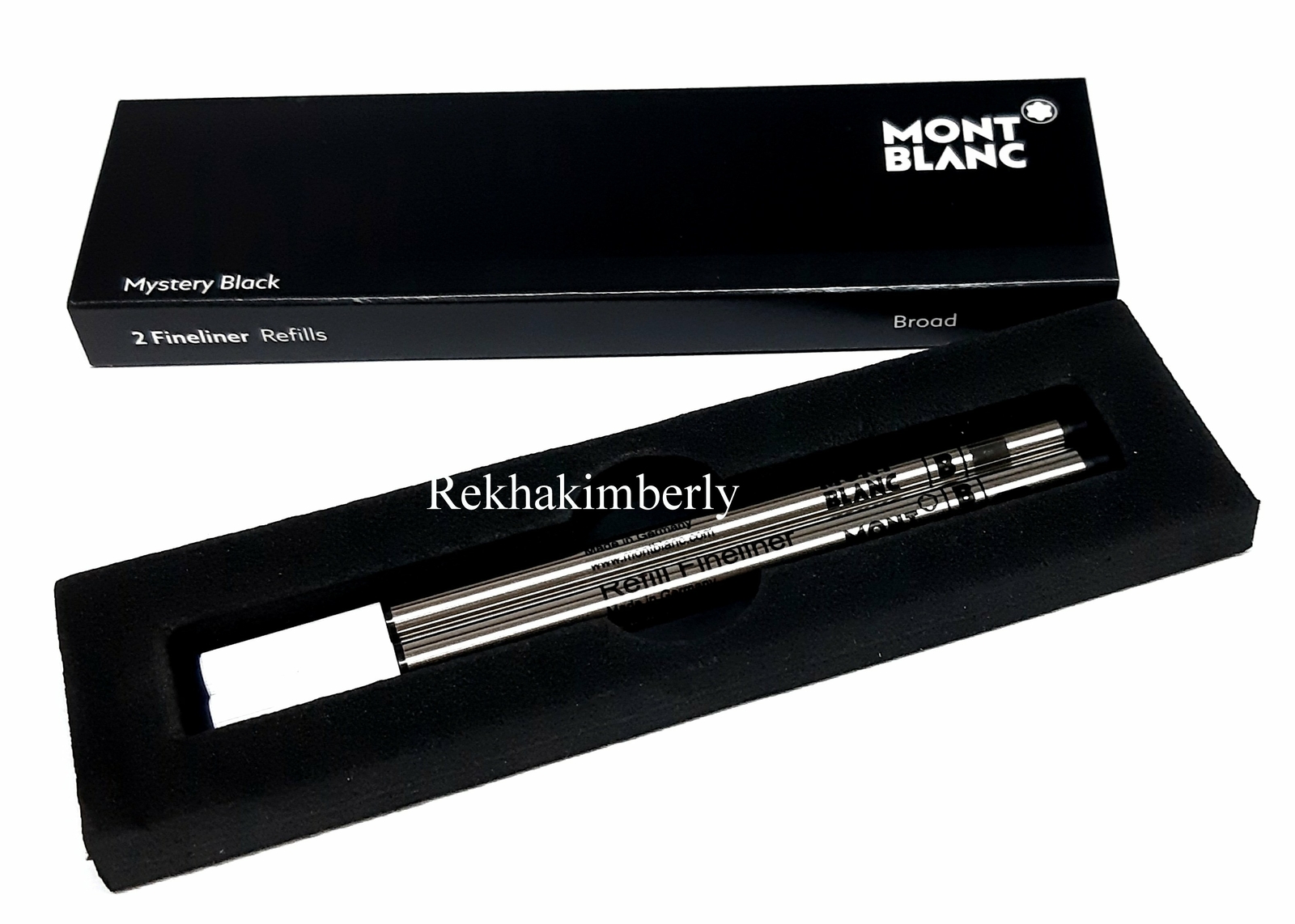 Montblanc Rollerball Refills Fine Mystery Black 2pcs Box Authentic Mib Ebay