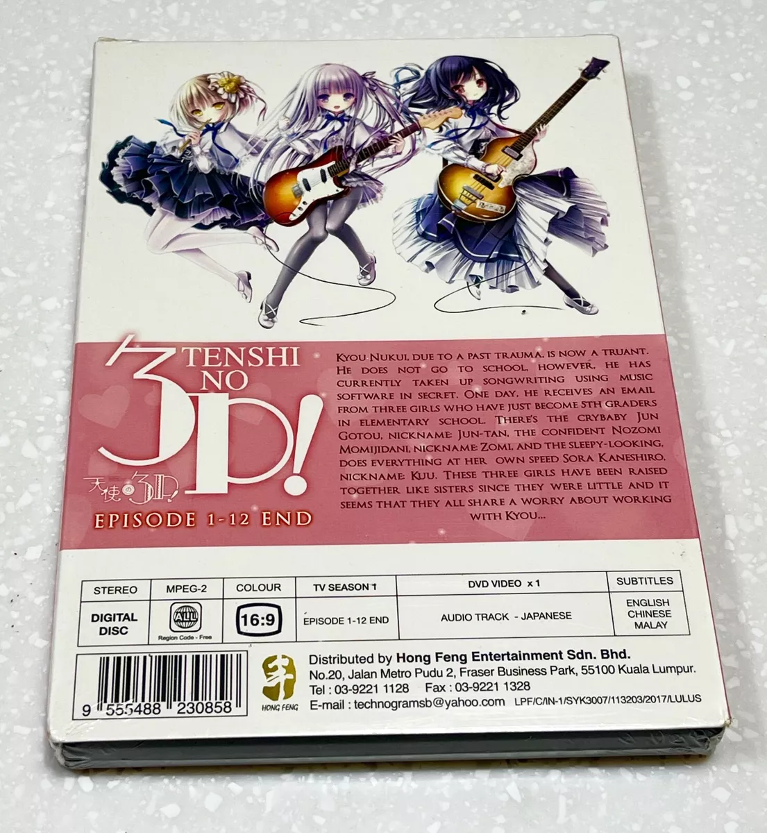 DVD~ANIME TENSHI NO 3P! Complete Tv Series Vol.1-12 End Region All