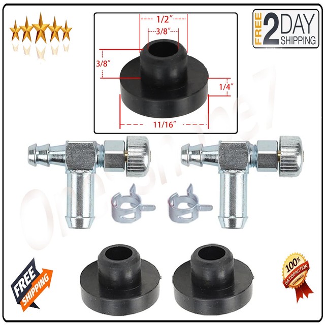 Fuel Gas Tank ShutOff Valve and Grommet Bushing MTD Troy Bilt Cub