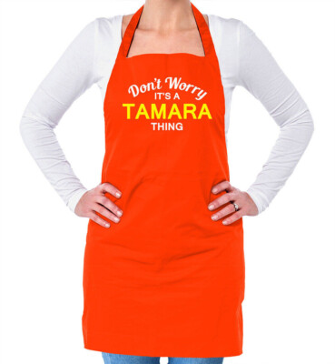Nicht Sorgen It's A Tamara Sache! Unisex Erwachsene Schürze Familienname Eigener