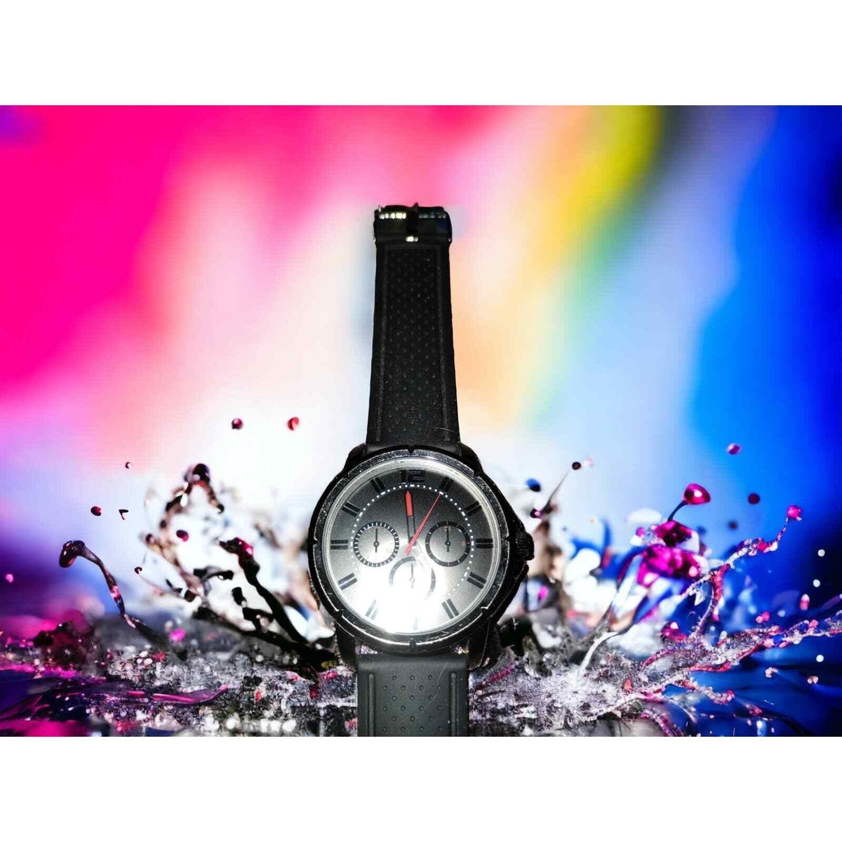 Robust Black Watch with Sturdy Strap and Circular Face Adventure Watches | Outdoor Watches | Rugged Watches | Garmin main image 3