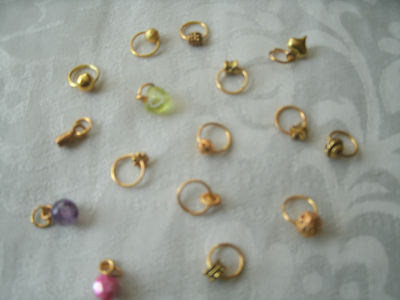 nail art baumeln sortiert goldfarben (5)