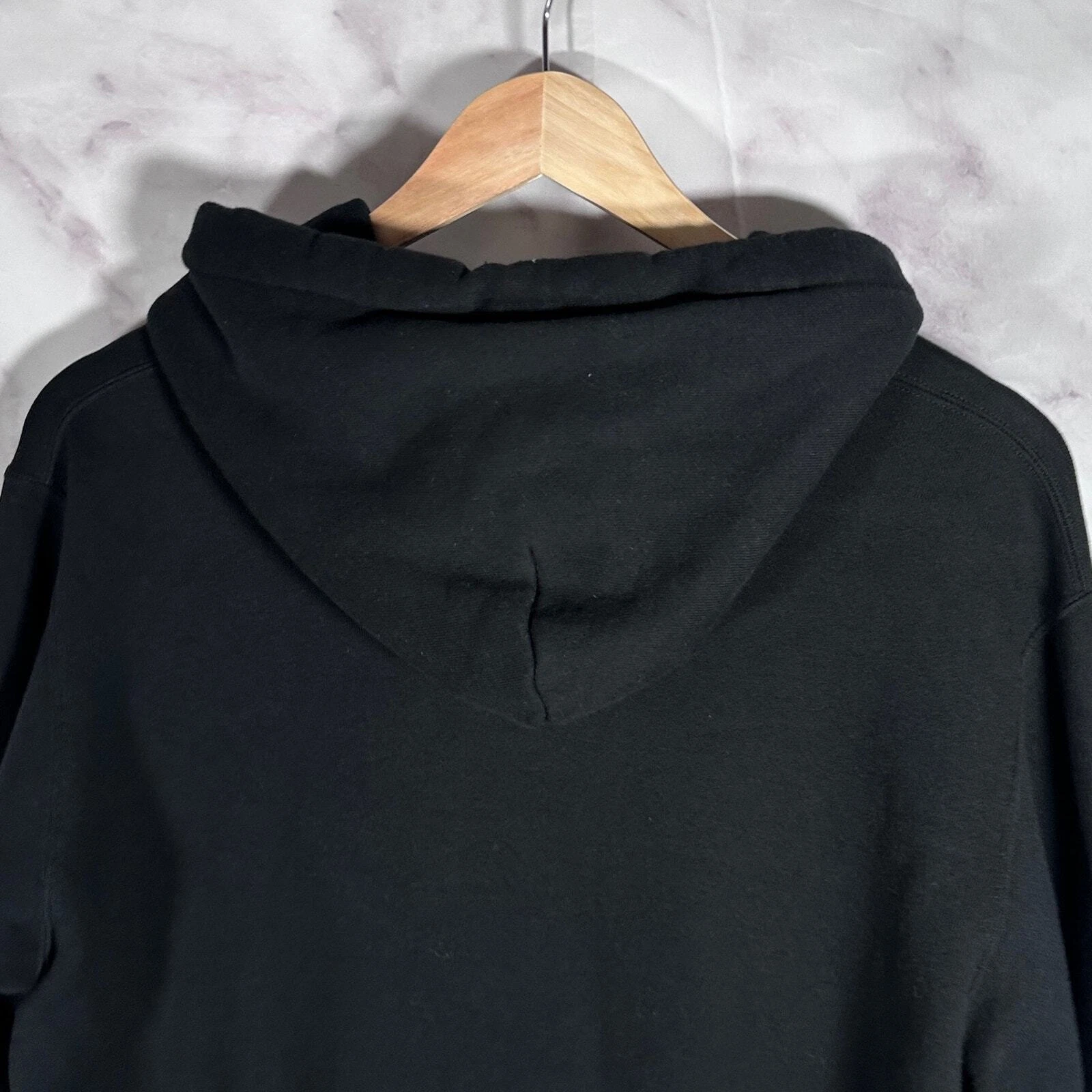 UNDERCOVER Taglia M Felpa con cappuccio sotto copertura nera deformata GuruGuru orso