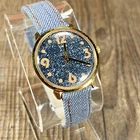 Vintage Timex Marlin Mercury Mechanical Denim Dial Wrist Jeans 1978