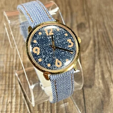 Vintage Timex Marlin Mercury Mechanical Denim Dial Wrist Jeans 1978