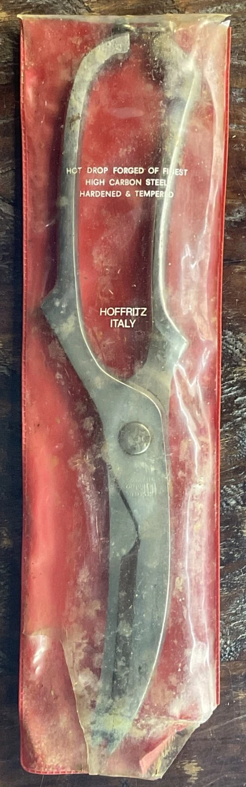 Vintage Hoffritz AA Italy Stainless Steel Poultry Shears 9.5 Inches Long