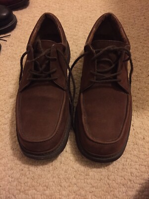 Florsheim Suede Comfortech Oxfords FLORSHEIM Comfortech Two Tone Black Brown Saddle Shoes  main image 3