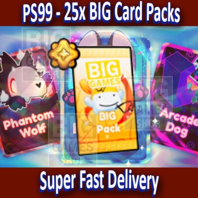 Pet Simulator 99 - PS99 | 25x BIG Card Packs - Super Quick Delivery & Cheap