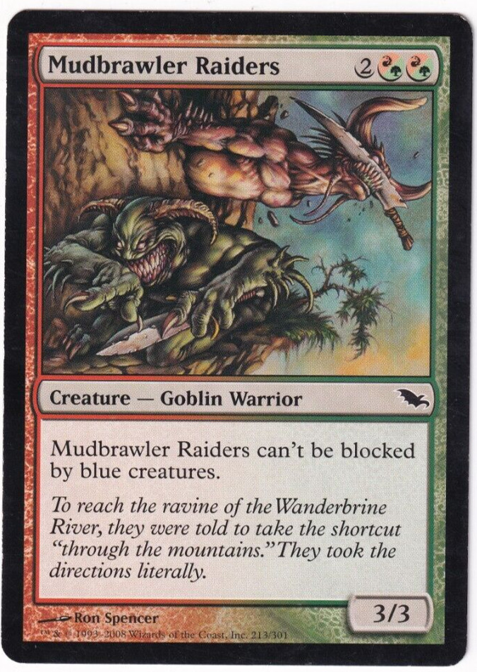 Mudbrawler Raiders Shadowmoor #213 Magic The Gathering 2008 MTG Single