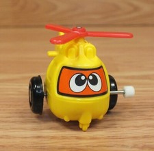 Genuine Vintage Tomy Flip Floppers Yellow Helicopter Wind Up Toy Not Working