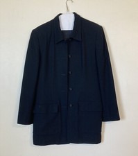 Vintage Liz Claiborne Black Wool Jacket Size 12
