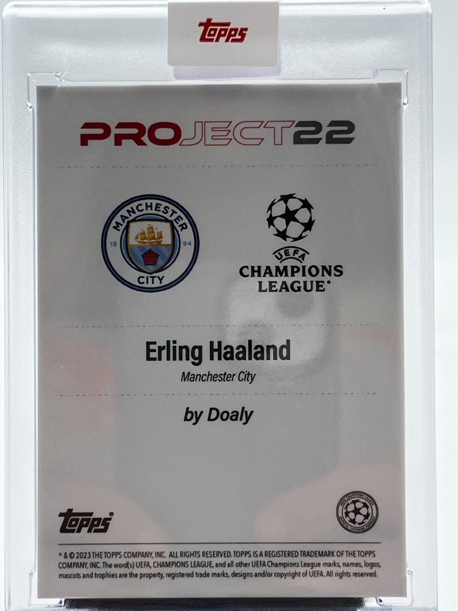 アーリング・ハーランド Project22 Project22 - Erling Haaland by Doaly Topps UK 2022 Manchester