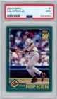 2001 Topps CAL RIPKEN JR. #1 Iron Man ORIOLES HoF PSA 9 MINT FAST SHIP W488