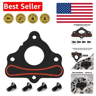 High-Performance Camshaft Retainer Plate Gasket & Bolt Kit for GM LS/LT Engines