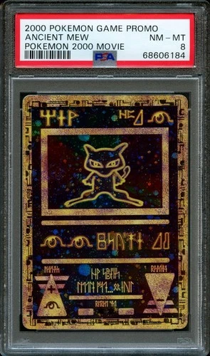 Pokemon | Ancient Mew | PSA 8 Near Mint | Movie 2000 Promo Graded Card