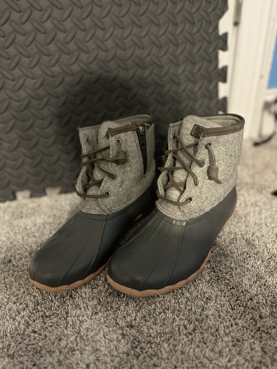 Sperry Saltwater Womens Duck Boots Wide Women's Sperry Saltwater