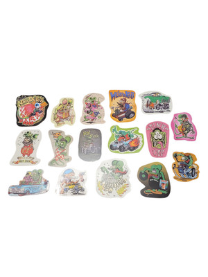 Lot of 16 Rat Fink Stickers 2 4  Hot Rod Ed Roth Kustom Kulture Decals