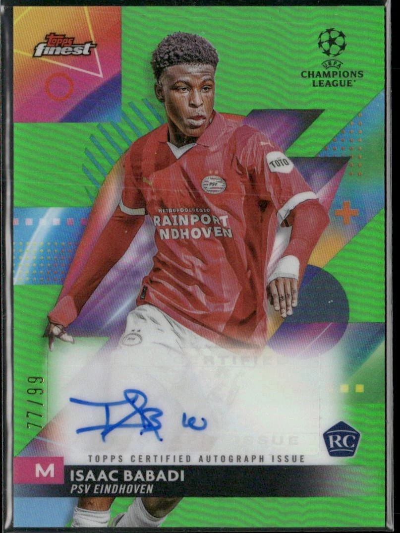 Soccer PSV Eindhoven Serial Numbered Sports Trading Cards
