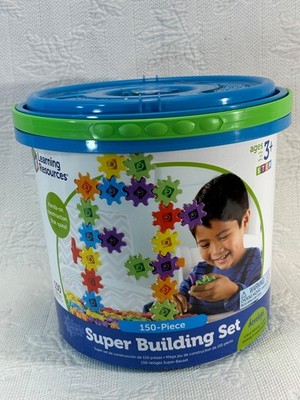 Learning Resources Super Building Set Gears STEM 210 Pieces Korea Free Shipping