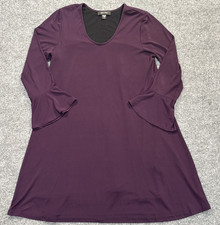 Karen Kane Dress Womens Extra Large Purple Solid Stretch Career