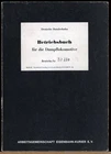 Operating Book for Steam Locomotive 39 239/EK 1973 #0517