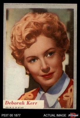 1953 Topps Who-Z-At Star #27 Deborah Kerr 5 - EX