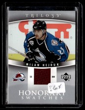 2006-07 Upper Deck Trilogy Honorary Swatches Milan Hejduk Colorado Avalanche