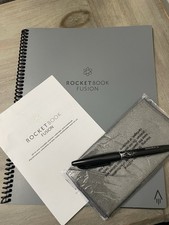 Rocket Book Fusion Executive Smart Reusable Notebook Pen New Open Package