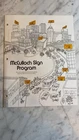 Vintage Original McCulloch Chain Saws Gas & Oil Advertising Sign Program Catalog