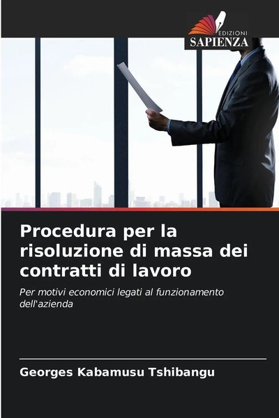 Georges Kabamusu Tshibangu | Procedura Per La Risoluzione Di Massa Dei...-image