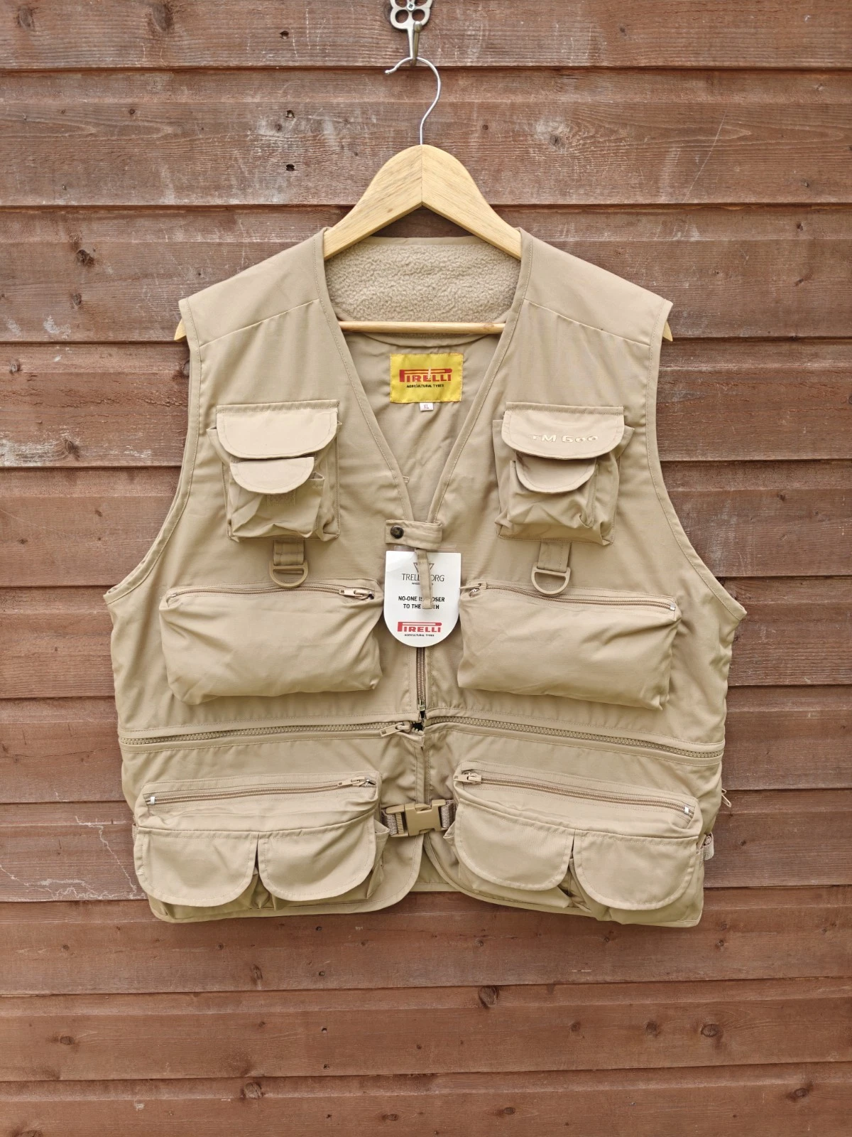 Pirelli Fishing Hiking Utility Field Vest Body Warmer Multi Pocket Outdoor XL