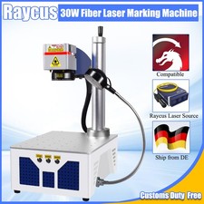 Macchina per marcatura laser a fibra Raycus 30 W incisore da scrivania marcatore in metallo spedizione DE