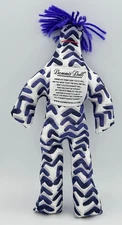 Dammit Doll 12″ Stress Relief Plush – Blue/White Used Clean