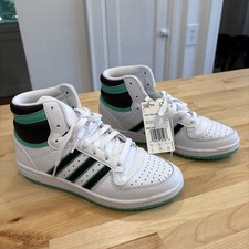 NWT adidas Originals Top Ten RB JCasual Sneakers green white black Big Kids 5