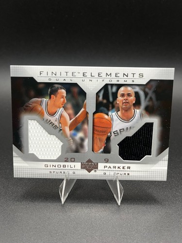Tony Parker & Manu Ginobili 2003 Finite Elements Dual Uniforms RELIC SAN ANTONIO