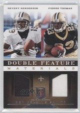 2012 Momentum Double Feature Materials 51/149 Devery Henderson Pierre Thomas 0f8