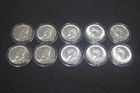 LOT OF ( 10 ) UNCIRCULATED 1965 JOHN KENNEDY 40% SILVER HALF DOLLARS FAST SHIP !