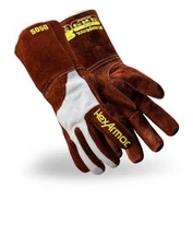 HexArmor Heavy Duty 5050 Leather Welding Gloves with Extreme Heat Protection New