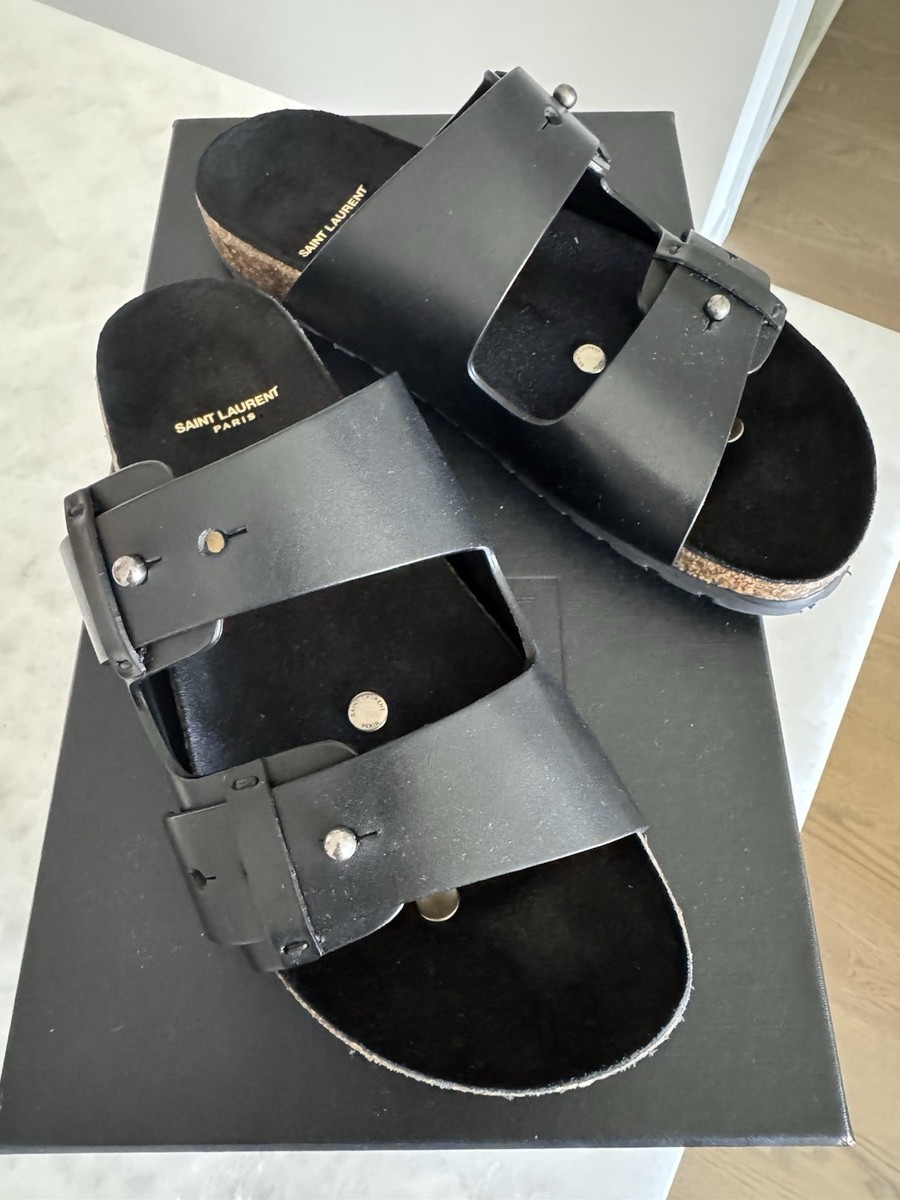 NEW MEN SAINT LAURENT JIMMY 2BRIDLE SANDALS US 7 / 40 | eBay