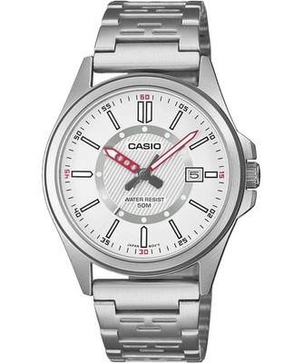 Casio Casio Collection Silber Herren Armbanduhr MTP-E700D-7EVEF