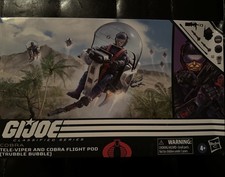 G I Joe Classified Cobra Tele Viper and Cobra Flight Pod Trubble Bubble Toy