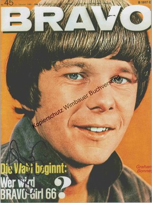 Original Autograph Graham Bonney (*1943) british Singer /// Autogramm Aut 298232