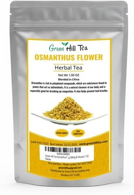 Green Hill Tea Osmanthus Flower Dried   Premium  Fragrant Osmanthus Dried